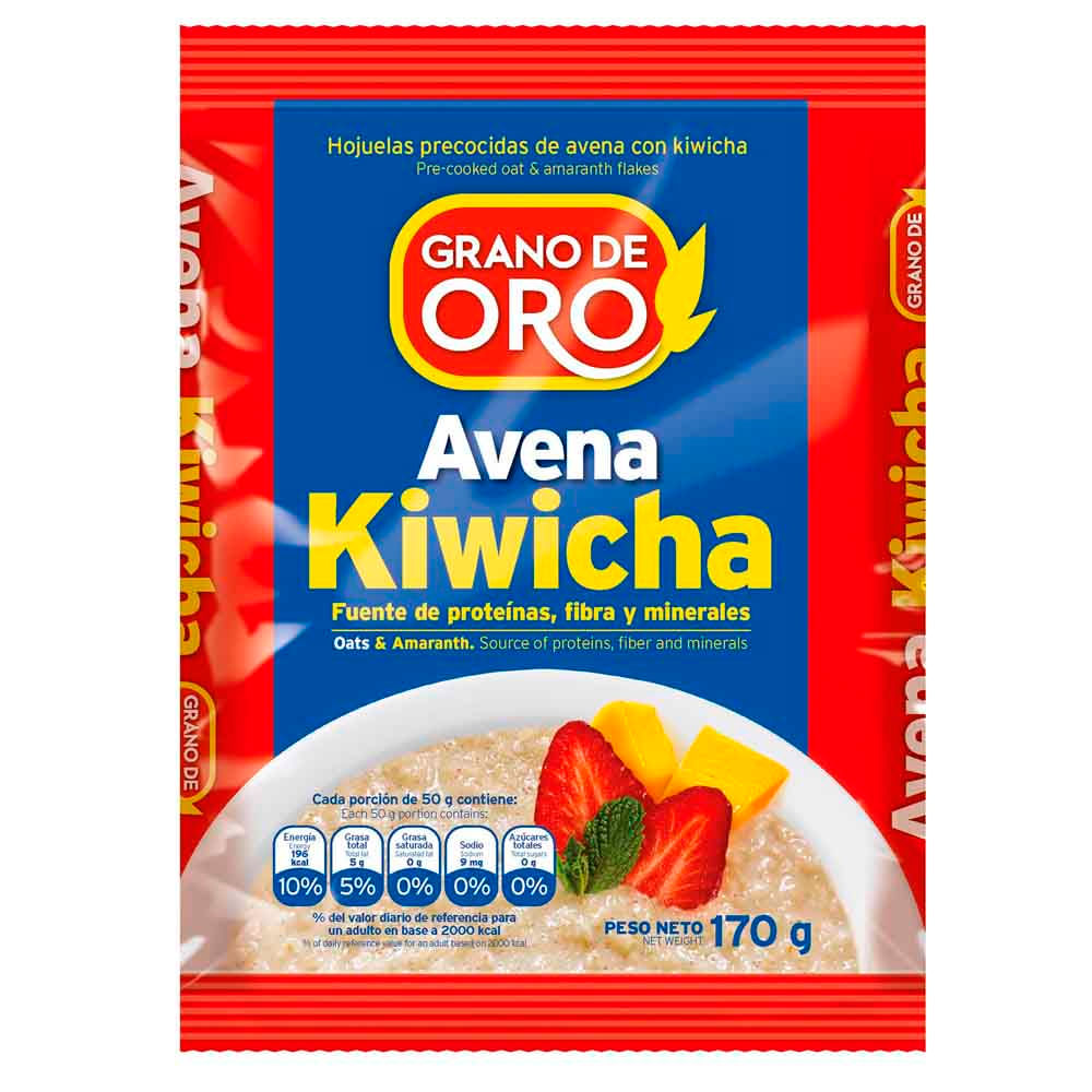 Avena GRANO DE ORO con Kiwicha en Bolsa 170gr