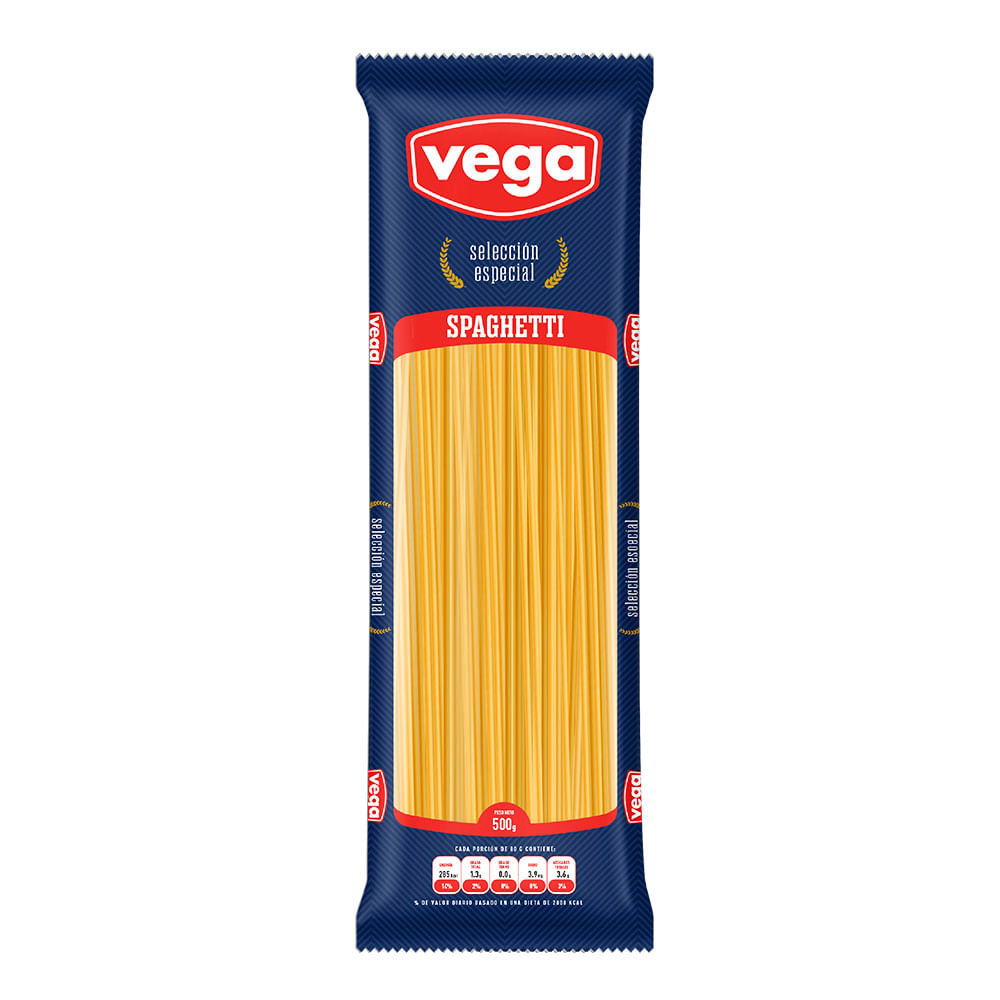 Fideos Spaguetti VEGA Bolsa 500gr