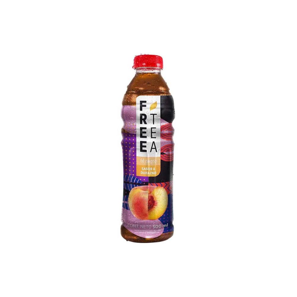 Té Negro Free Tea Durazno Botella 500 ml