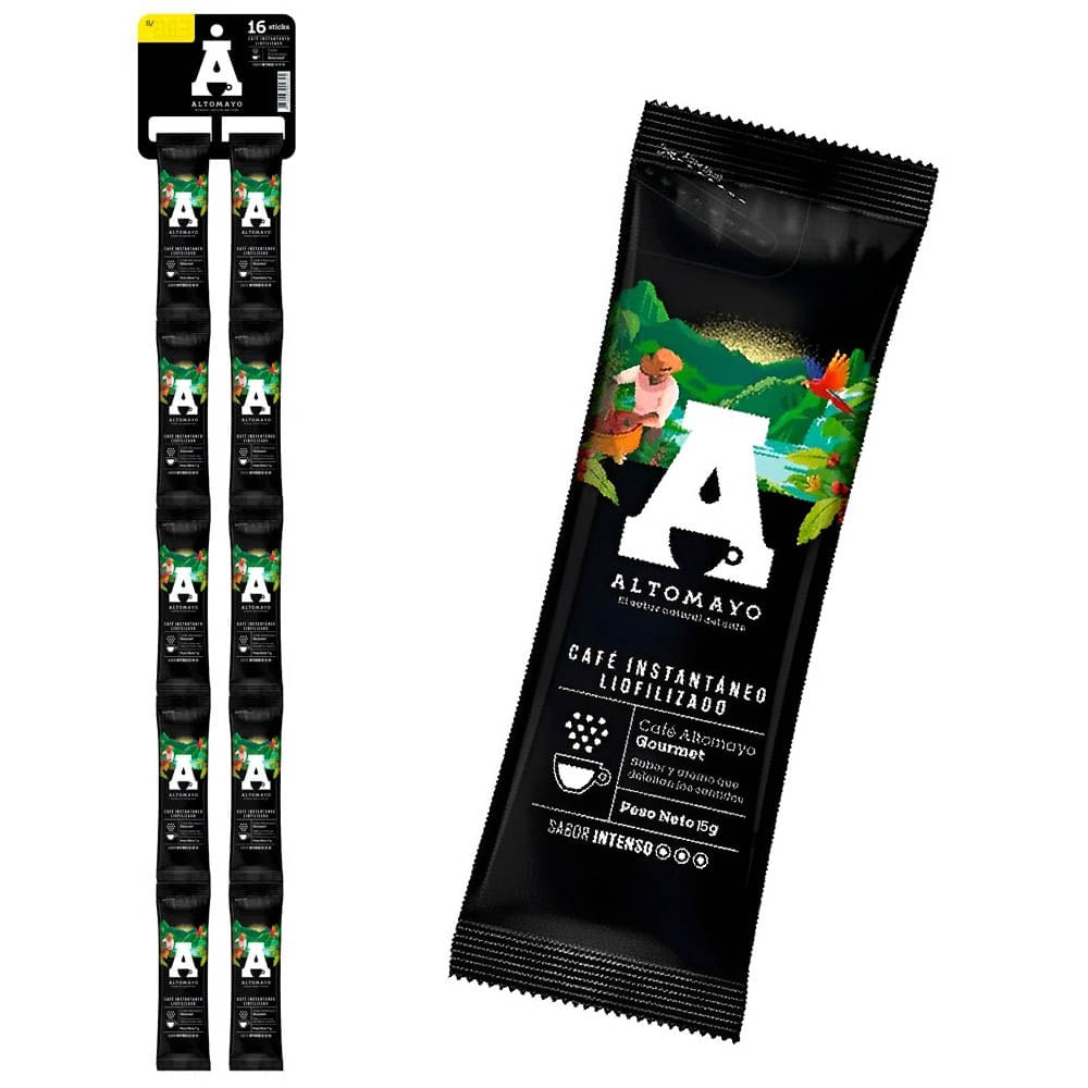 Café Instantáneo ALTOMAYO Gourmet Sobre 15g Tira 10u
