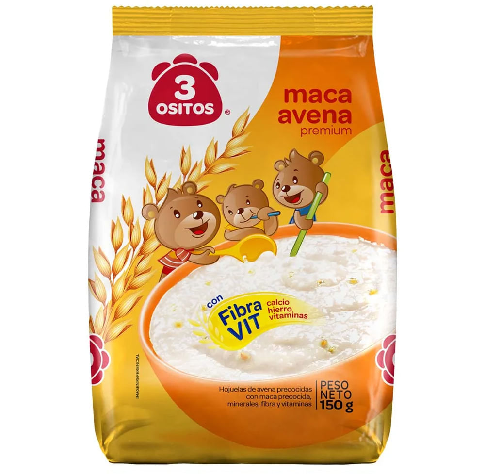 Maca Avena Premium 3 OSITOS Bolsa 150gr