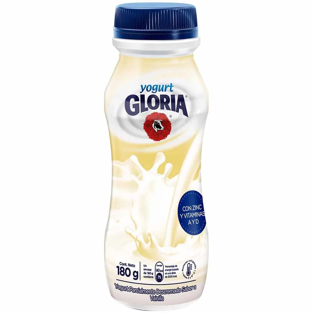 Yogurt Bebible de Vainilla GLORIA Botella 180g