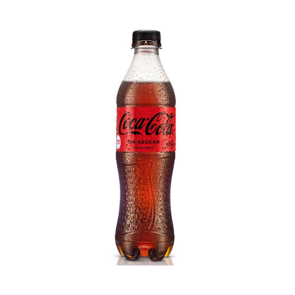 Gaseosa COCA COLA Sin Azúcar Botella 500ml