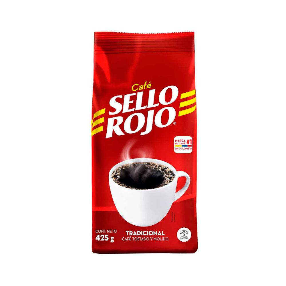 Café Molido SELLO ROJO Tradición Bolsa 425g