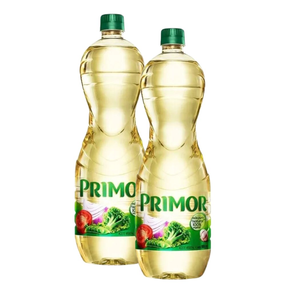 Aceite Vegetal PRIMOR Clásico Botella 900ML x2u