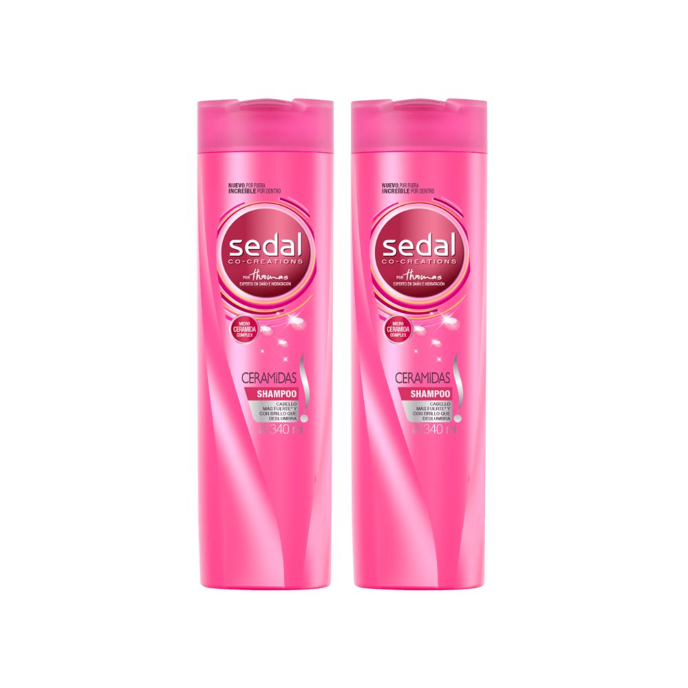 Shampoo SEDAL Ceramidas Frasco 340ml x2u