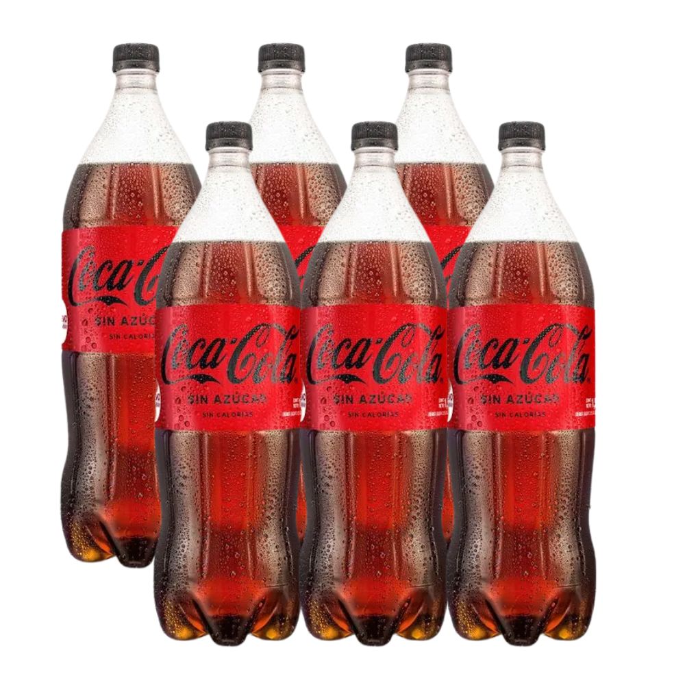 Gaseosa COCA COLA Sin Azúcar Botella 1.5L Paquete 6u