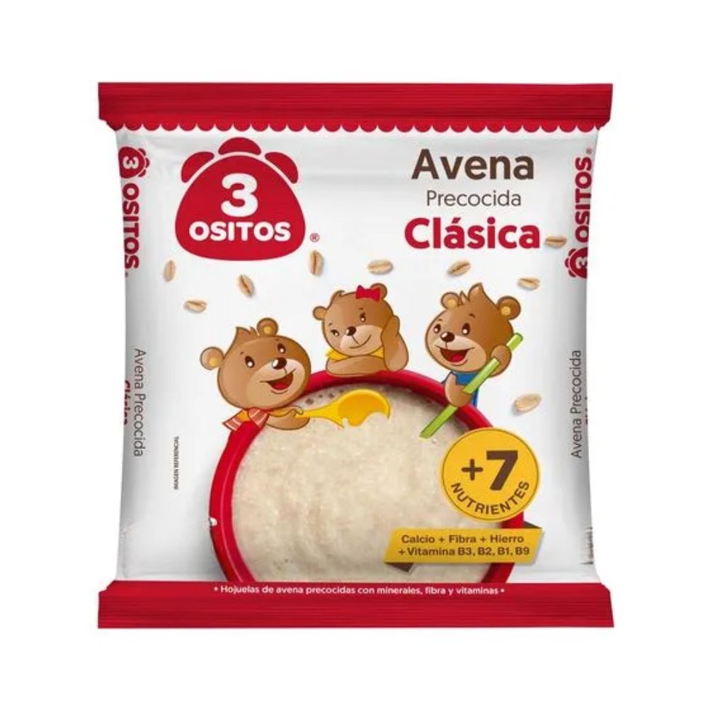 Avena 3 OSITOS Clásica Bolsa 110gr
