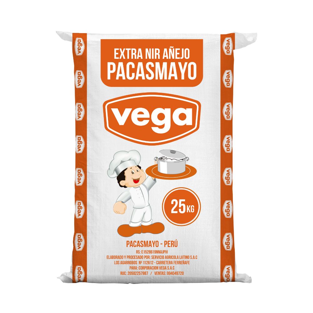 Arroz Extra Añejo VEGA Naranja Nir Saco 25kg