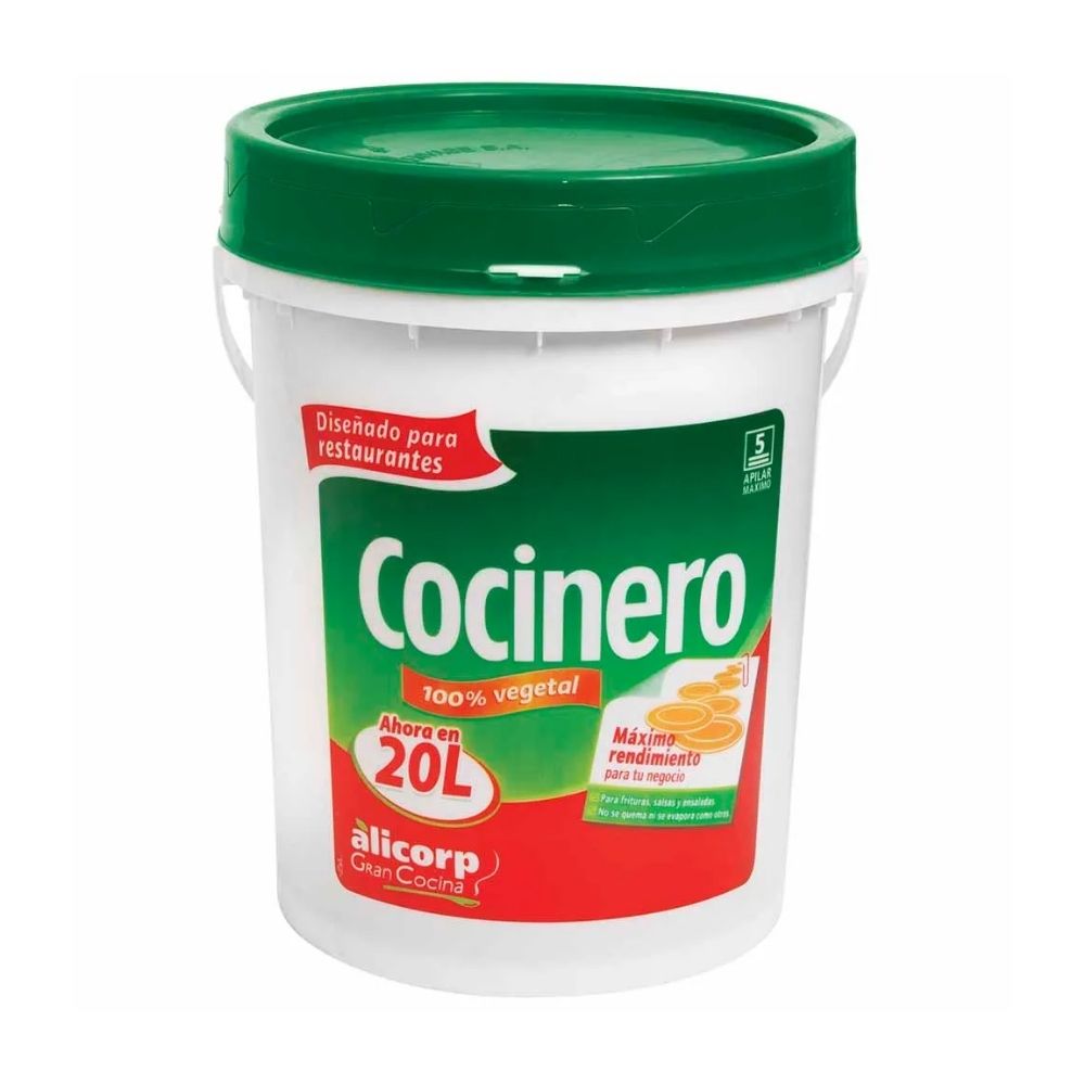 Aceite Vegetal COCINERO Balde 20L
