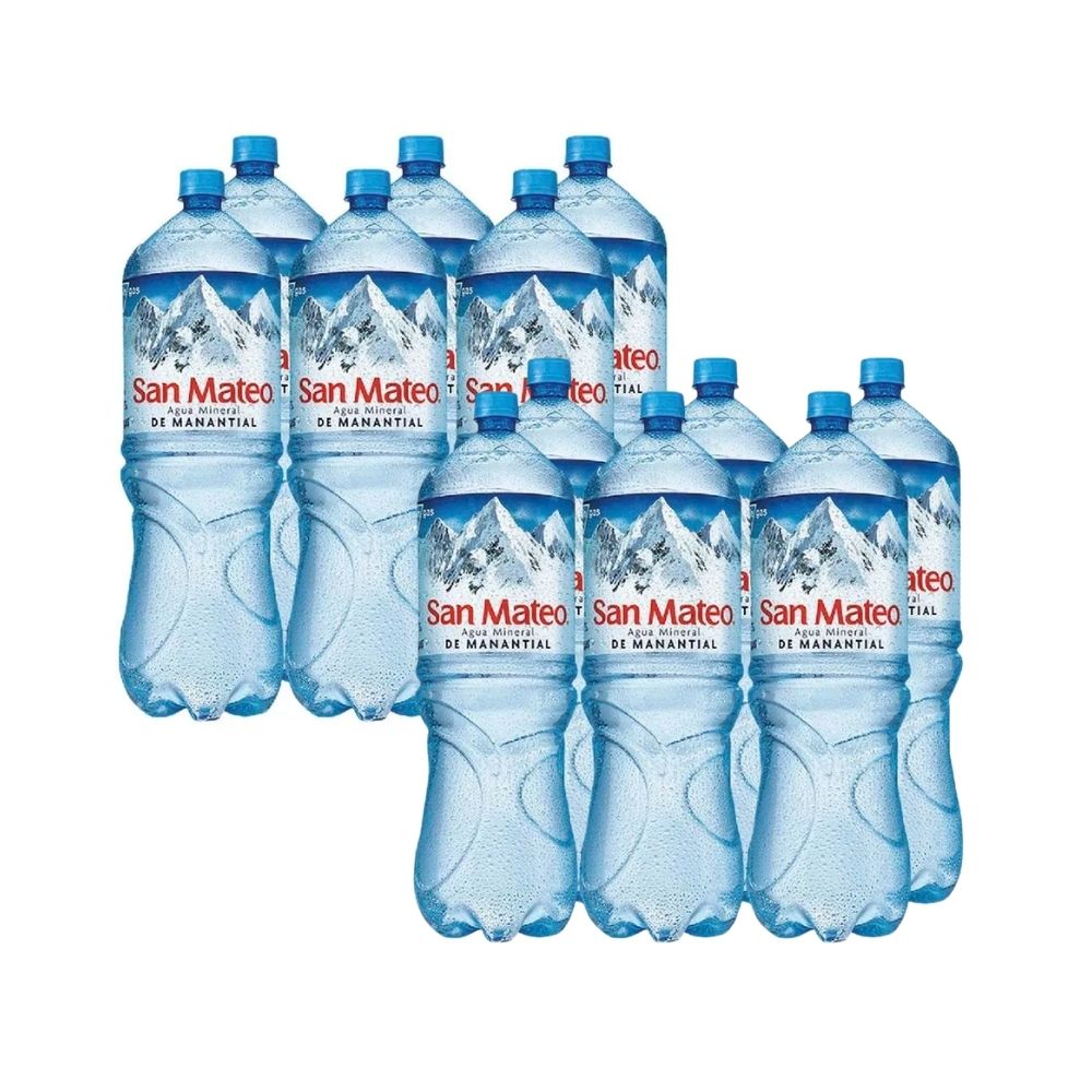 Agua SAN MATEO sin Gas Botella 2.5L 2 Paquete 6u