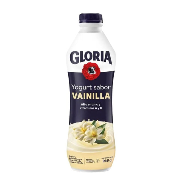 Yogurt Bebible GLORIA Vainilla Botella 946g