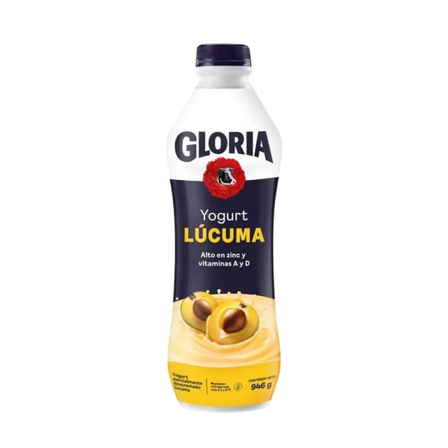 Yogurt Bebible Gloria Lúcuma Botella 946g