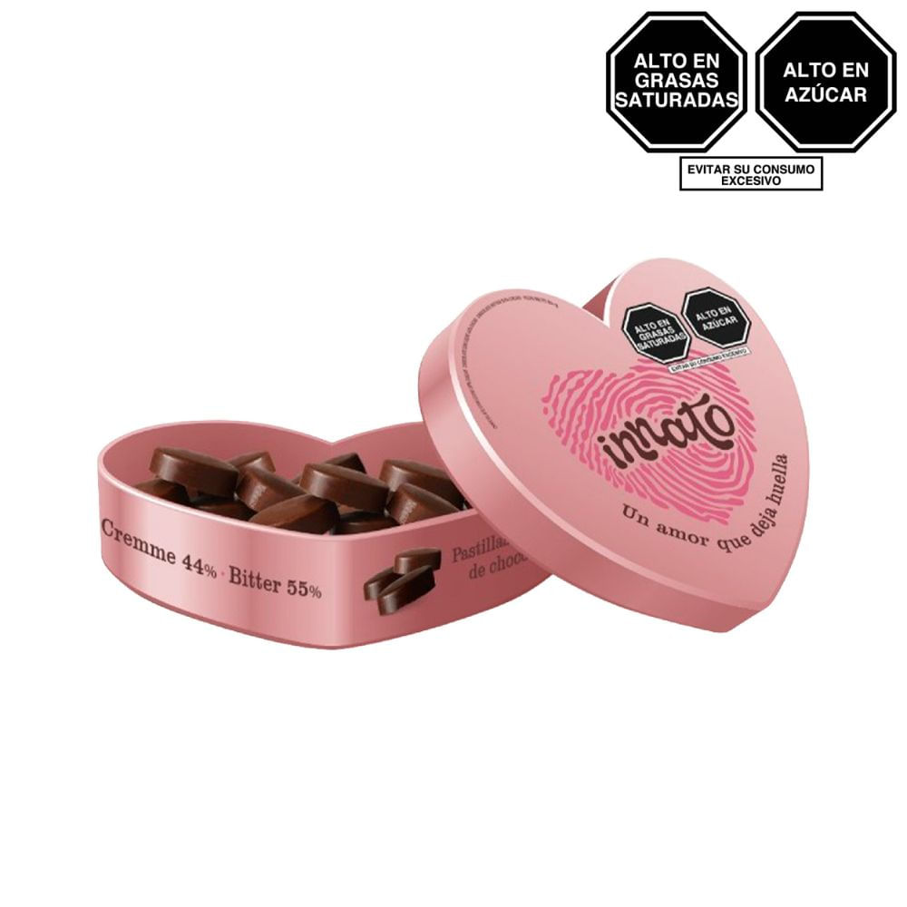 Chocolate INNATO Pastillas Surtidas Corazón Caja 84 g