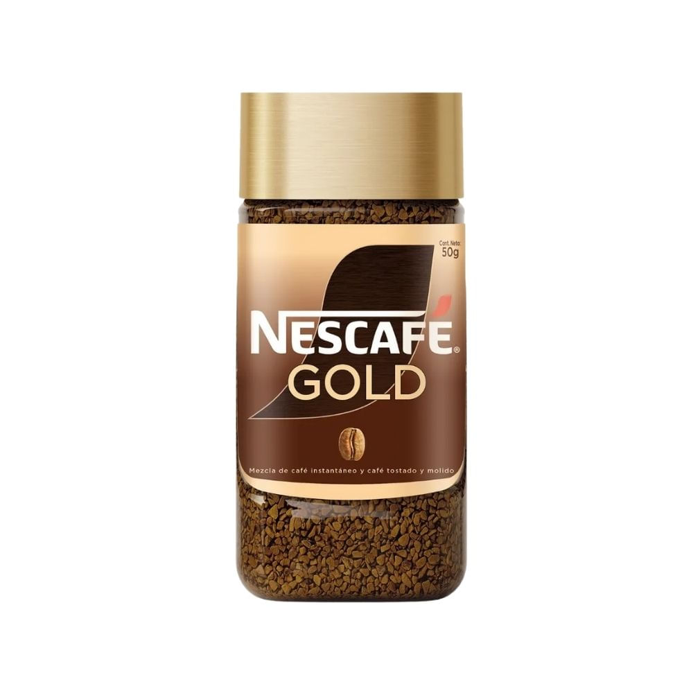 Café Instantáneo NESCAFÉ Gold Frasco 50g