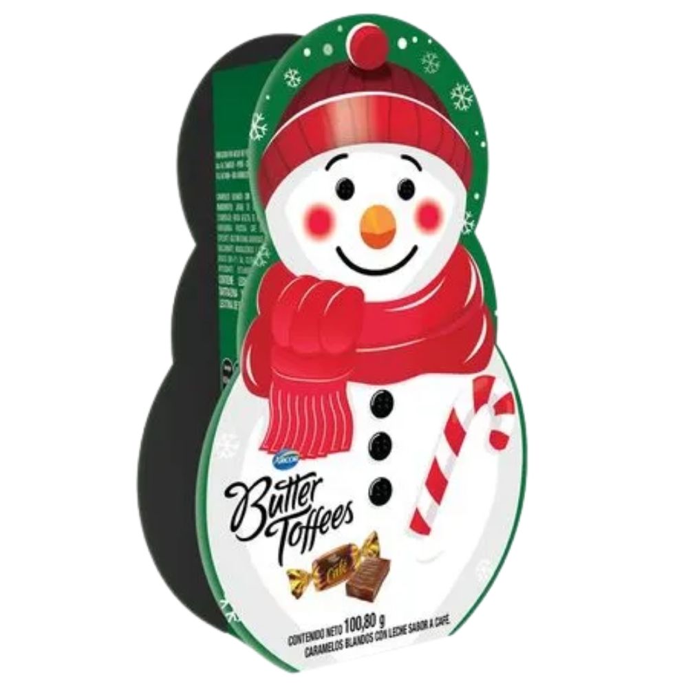 Caramelos ARCOR Butter Toffe Hombre Nieve Cafe 100.8gr