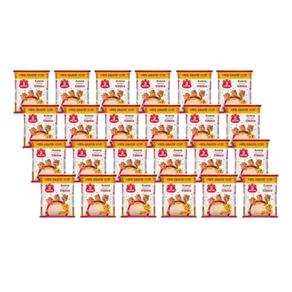 Avena 3 OSITOS Clásica Bolsa 110gr Bolsa 24u