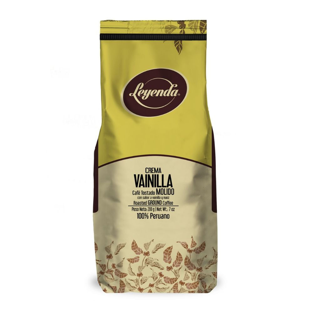Café Molido LEYENDA Vainilla Bolsa 200g