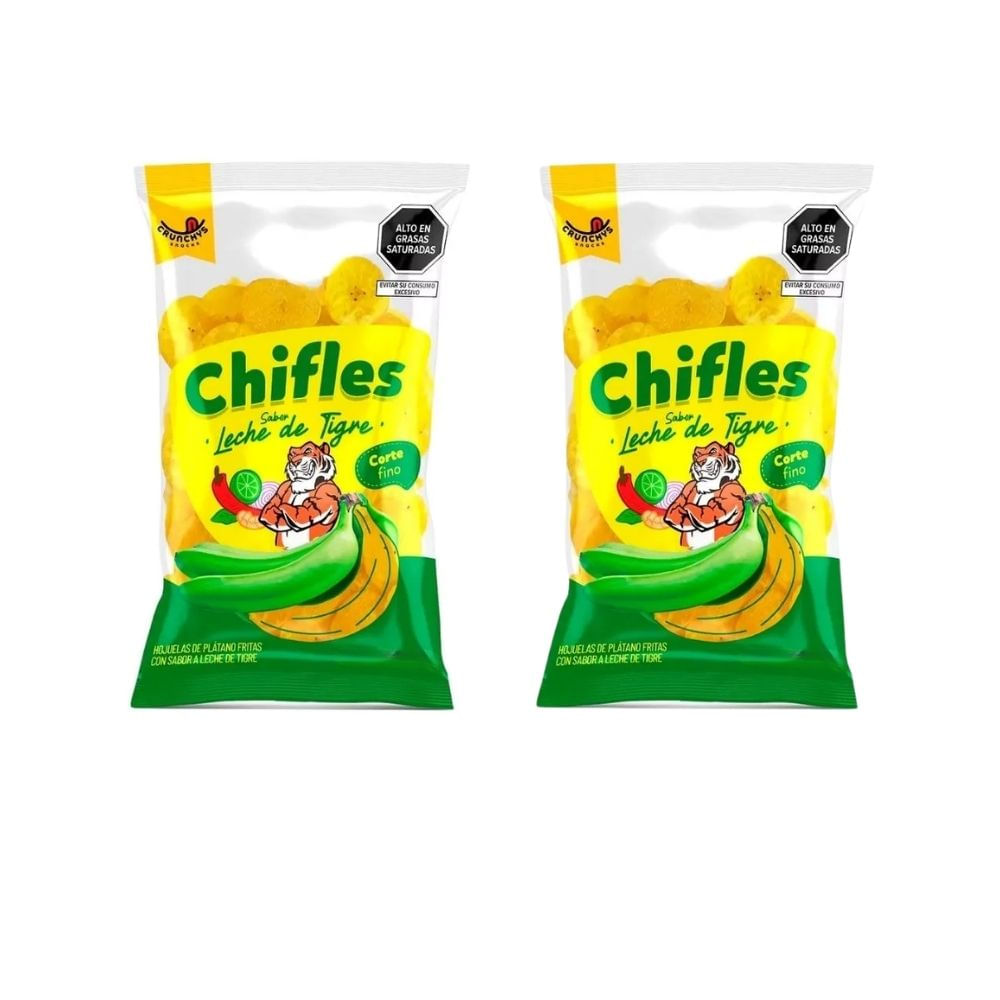 Chifle CRUNCHYS Leche De Tigre Bolsa 60g x2u