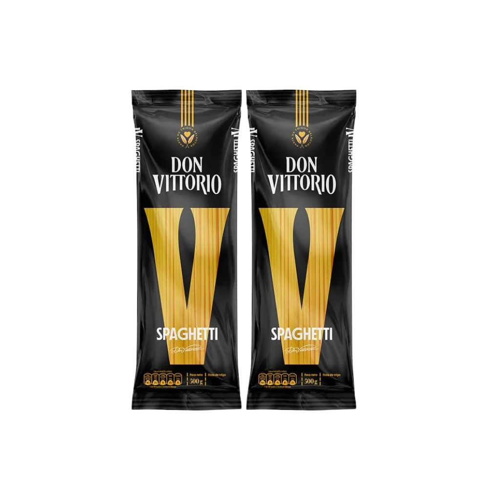 Fideos Spaguetti DON VITTORIO Bolsa 500g x2u