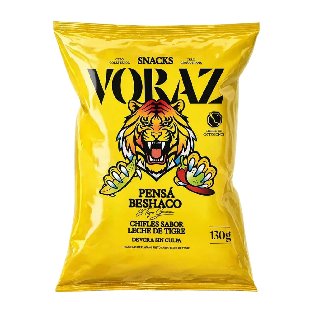 Chifle VORAZ Leche de Tigre Bolsa 130g