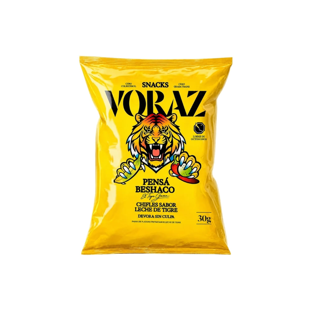 Chifle VORAZ Leche de Tigre Bolsa 30g
