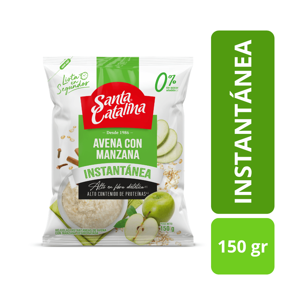Avena con Manzana SANTA CATALINA Bolsa 150g