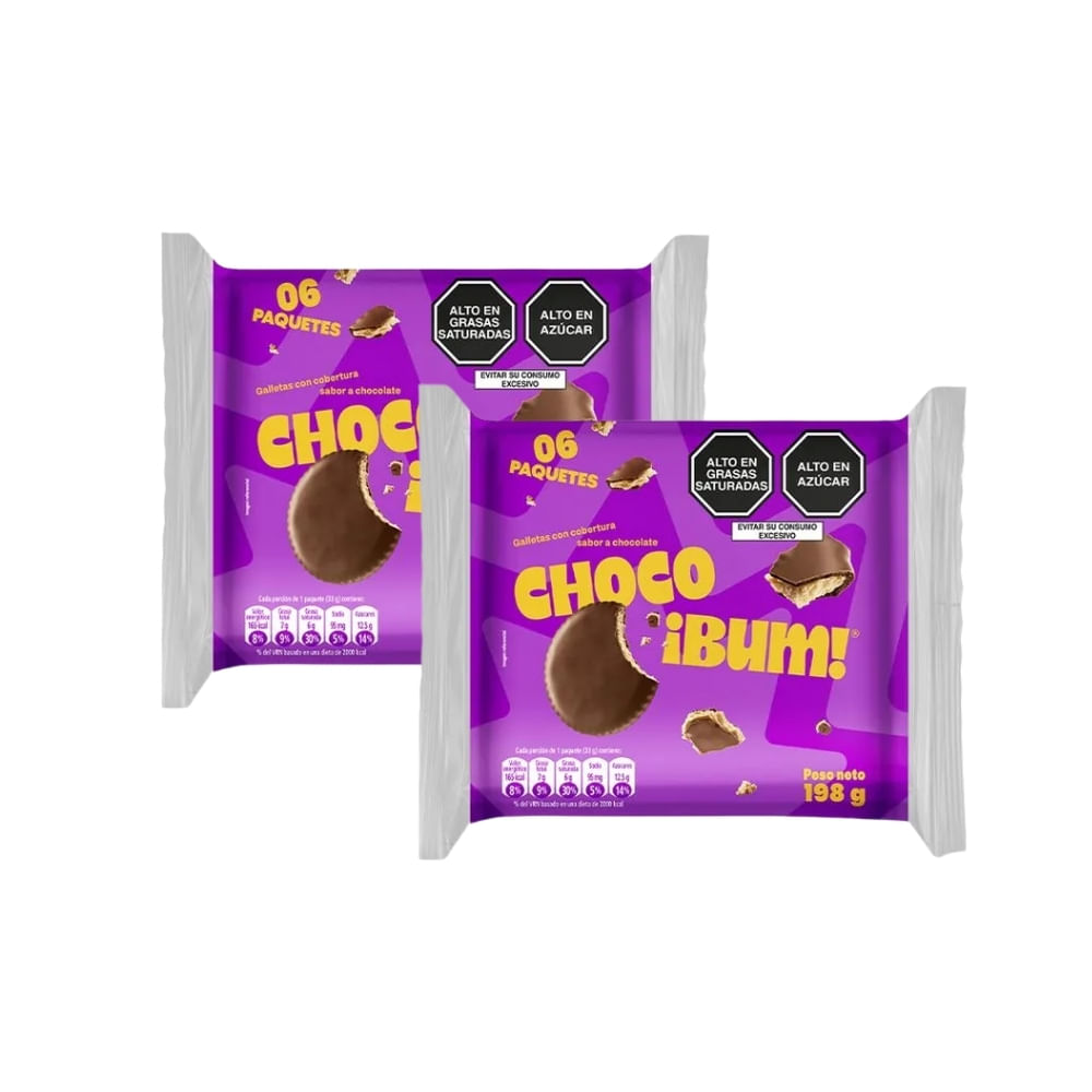 Galleta CHOCOBUM 2 Paquetes 6u