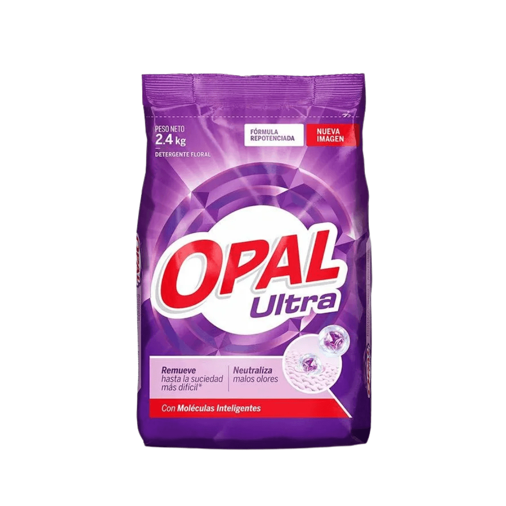 Detergente en Polvo OPAL Ultra Floral Bolsa 2.4 Kg