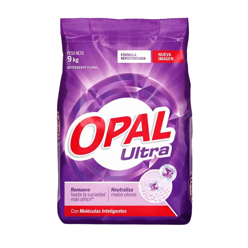 Detergente en Polvo OPAL Ultra Bolsa 9kg